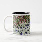 Daffodils and Grape Hyacinth, Keukenhof 2 Tweekleurige Koffiemok (Links)