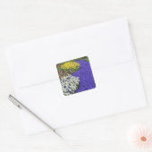 Daffodils and Grape Hyacinth, Keukenhof 2 Vierkante Sticker (Envelop)