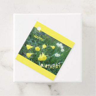 Daffodils Arctic Bells Favor Tags Bedankjes Labels