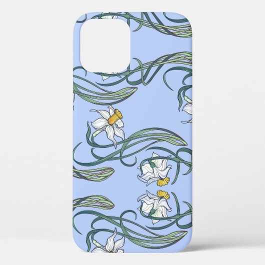 Daffodils Art: Nouveau Lente Case-Mate iPhone Case (Achterkant)