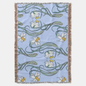 Daffodils Art: Nouveau Lente Deken (Voorkant Verticaal)
