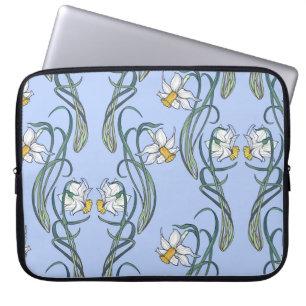 Daffodils Art: Nouveau Lente Laptop Sleeve