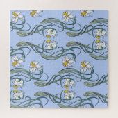 Daffodils Art: Nouveau Lente Legpuzzel (Horizontaal)