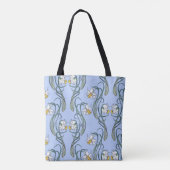 Daffodils Art: Nouveau Lente Tote Bag (Achterkant)
