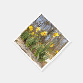Daffodils bij paaspapier servetten (Hoek)