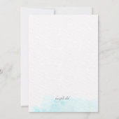 Daffodils Birthday Invitation Kaart (Achterkant)