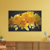 Daffodils Bloem Canvas Fotografische Kunst Afdruk (Insitu (Woonkamer))