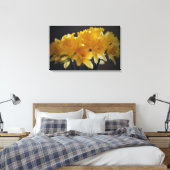 Daffodils Bloem Canvas Fotografische Kunst Afdruk (Insitu (Slaapkamer))