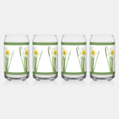 Daffodils Bloemen Botanische Kunst Blikvorm Glas (Rechts)