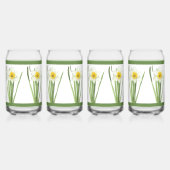 Daffodils Bloemen Botanische Kunst Blikvorm Glas (Voorkant)