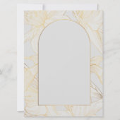 Daffodils bloemen lijn kunst. save the date (Voorkant)