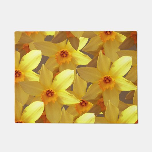 Daffodils Bloom1 Deurklep Deurmat (Voorkant)
