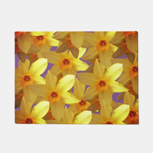 Daffodils Bloom Door Mat (Voorkant)
