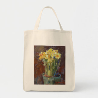 "Daffodils" boodschappentas Tote Bag