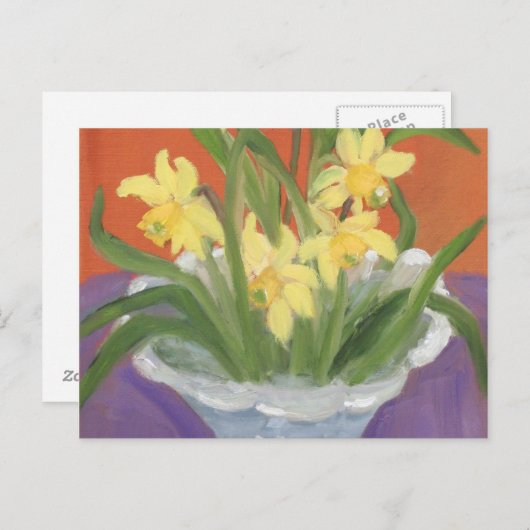DAFFODILS BRIEFKAART (Voorkant / Achterkant)