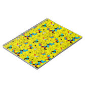 Daffodils bronfloraalpatroon notitieboek (Linkerzijde)
