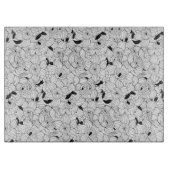 Daffodils bronfloraalpatroon snijplank (Voorkant)