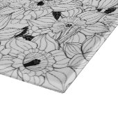 Daffodils bronfloraalpatroon snijplank (Hoek)