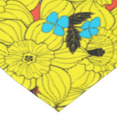 Daffodils bronfloraalpatroon tafelkleed (Gekanteld)