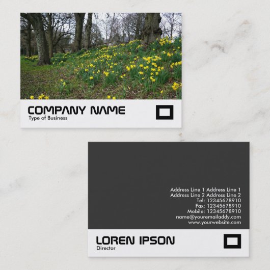 Daffodils Bute Park Visitekaartje (Voorkant / Achterkant)