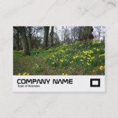 Daffodils Bute Park Visitekaartje (Voorkant)