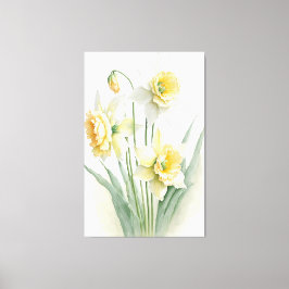 Daffodils Canvas Afdruk