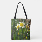 Daffodils canvas tas (Achterkant)