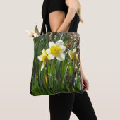 Daffodils canvas tas (Dichtbij)