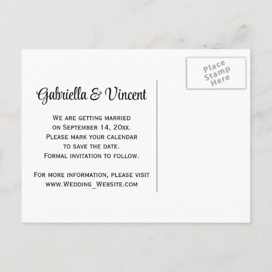 Daffodils Cowboy Boots Barn Wedding Save the Date Aankondigingskaart (Achterkant)