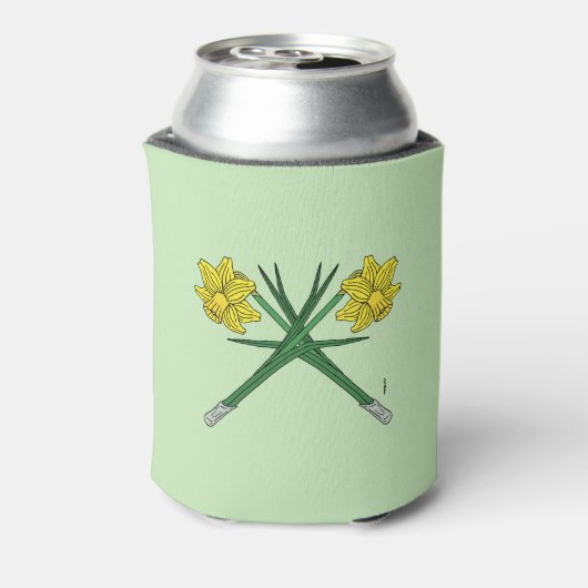 Daffodils Crossed Blikjeskoeler (Blikje Achterkant)