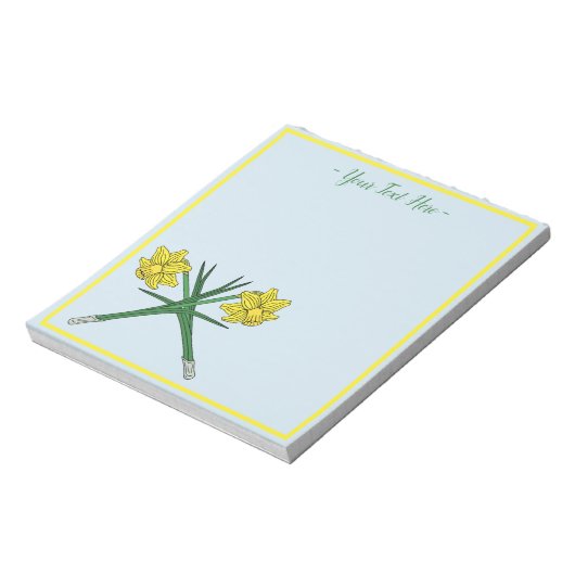Daffodils Crossed Notitieblok (Linkerzijde)