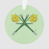 Daffodils Crossed Ornament (voorkant)