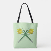 Daffodils Crossed Tote Bag (Achterkant)