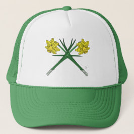 Daffodils Crossed Trucker Pet