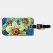 ‘Daffodils - de geneugten van de lente’ bagagelabe Bagagelabel (Voorkant horizontaal)