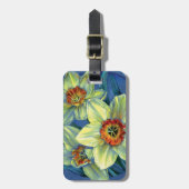 ‘Daffodils - de geneugten van de lente’ bagagelabe Bagagelabel (Voorkant verticaal)