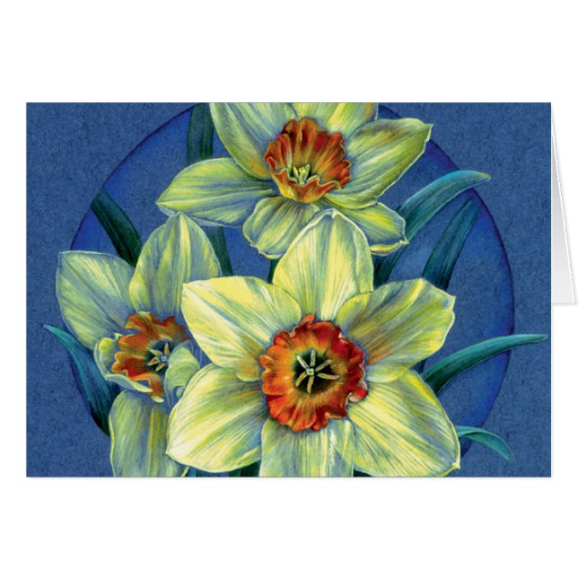 Daffodils - de geneugten van de lente kunst dageli (Voorkant Horizontaal)