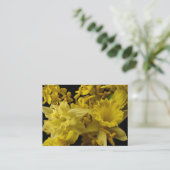 Daffodils en Forsythia ATC Visitekaartje (Staand voorkant)