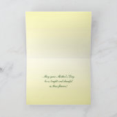 Daffodils en Forsythia Moederdag Kaart (Binnen)