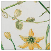 Daffodils en Goldfinch Fabric Stof (Swatch)