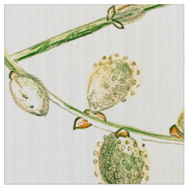 Daffodils en Goldfinch Fabric Stof