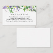 Daffodils en wilde bloemen Boeken voor Baby Informatiekaartje (Voorkant / Achterkant)