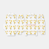 Daffodils, Fabric Pattern. Bedankdoosjes (Uitgevouwen)