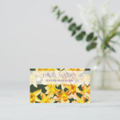 Daffodils floral Zakelijke Kaart Visitekaartje (Staand voorkant)