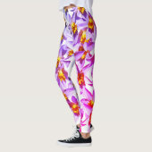 Daffodils Flowers Foto Aangepaste Leggings (Links)