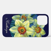Daffodils geel, gepersonaliseerd hoesje (Achterkant (horizontaal))