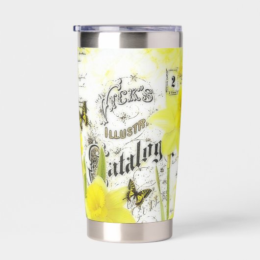  daffodils gepersonaliseerd geïsoleerde drinkbeker (Rechts)
