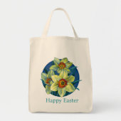 'Daffodils' Happy Easter fijne kunsttas Tote Bag (Voorkant)
