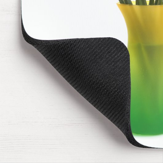 Daffodils in een Vase Mousepad Muismat (Hoek)