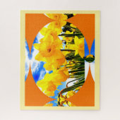 Daffodils in lente legpuzzel (Verticaal)